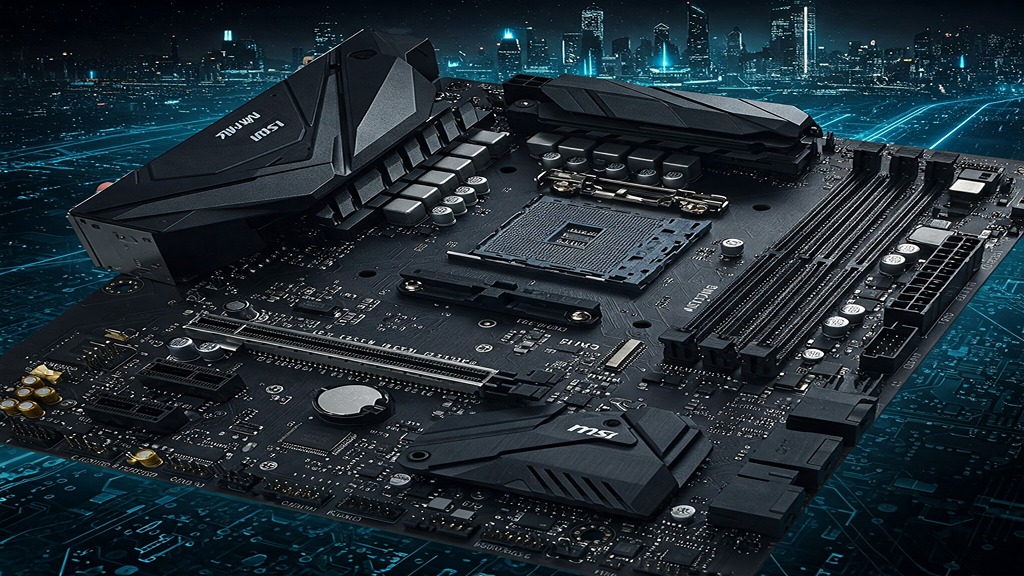 MSI B650 TOMAHAWK WIFI motherboard.